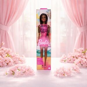 Mattel Black Barbie Fashion Doll, specifically model HRH08 T7439
